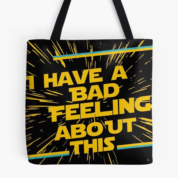 Item preview, I Have A Bad Feeling About This | Space Opera Quote Graphic T-Shirt designed and sold by MikeMoreArt.