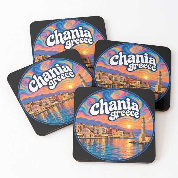 Item preview, Chania Crete Greece Travel Trippy Art designed and sold by TomFrontierArt.