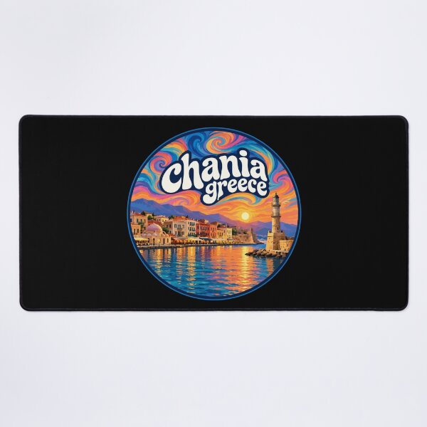 Item preview, Chania Crete Greece Travel Trippy Art designed and sold by TomFrontierArt.