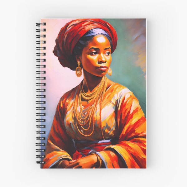 Item preview, Mangbetu woman African American Harlem Renaissance female portrait painting designed and sold by Jéanpaul  Ferro.