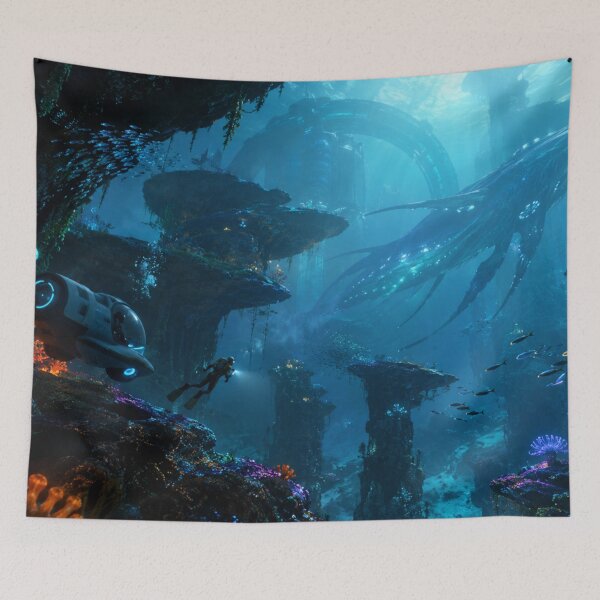 Item preview, Subnautica Inspired Art designed and sold by FeelTheDrawing.