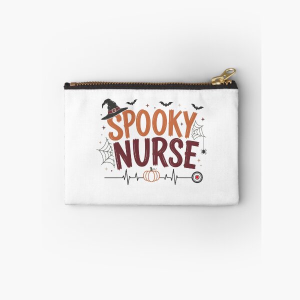 Item preview, Spooky Nurse ECG Line Heartbeat Medical Halloween designed and sold by RoyesButler.