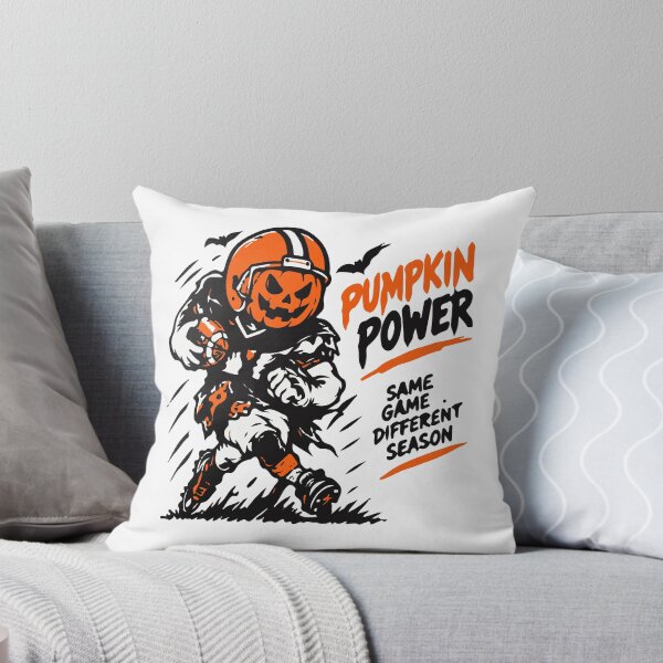 Item preview, Pumpkin Power - Funny Halloween Football Player designed and sold by Brexmore3.