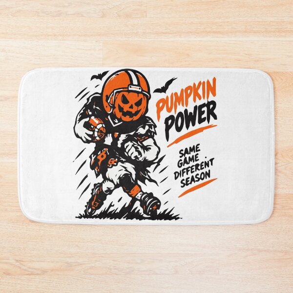 Item preview, Pumpkin Power - Funny Halloween Football Player designed and sold by Brexmore3.