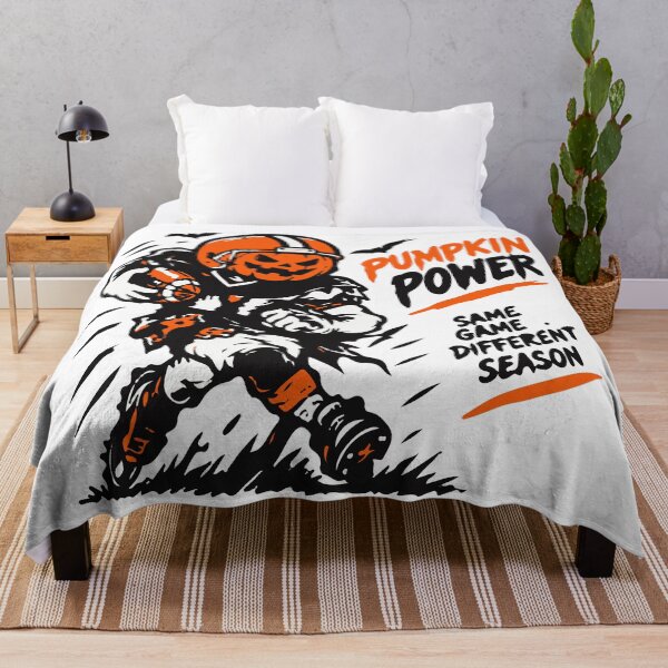 Item preview, Pumpkin Power - Funny Halloween Football Player designed and sold by Brexmore3.