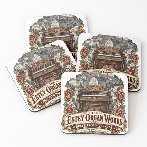 Artikelvorschau, Die Estey Organ Works — Brattleboro, Vermont — Viktorianische Orgelfabrik entworfen und verkauft von Past in Threads.