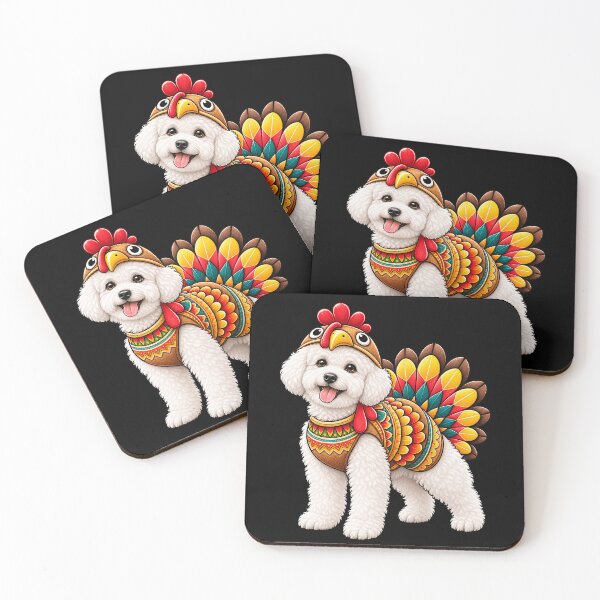 Item preview, Funny Bichon Frise Turkey Costume Thanksgiving Dog Lover designed and sold by rafaeltto.