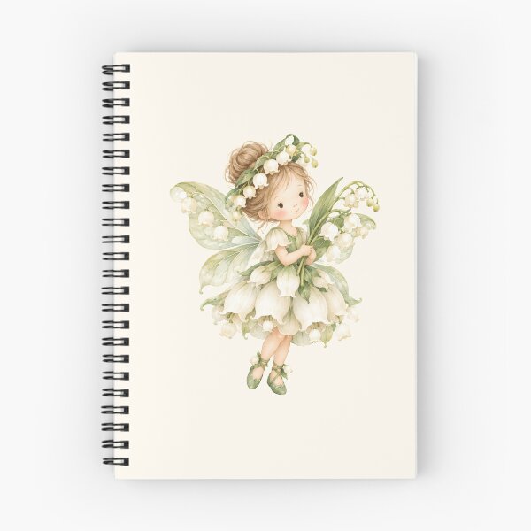 Item preview, Lily of the Valley Fairy – Whimsical Cottagecore Flower Fairy designed and sold by looplandger.
