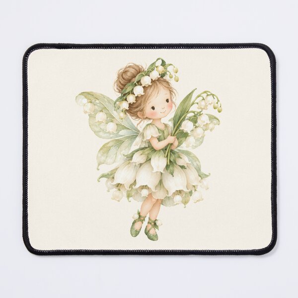 Item preview, Lily of the Valley Fairy – Whimsical Cottagecore Flower Fairy designed and sold by looplandger.