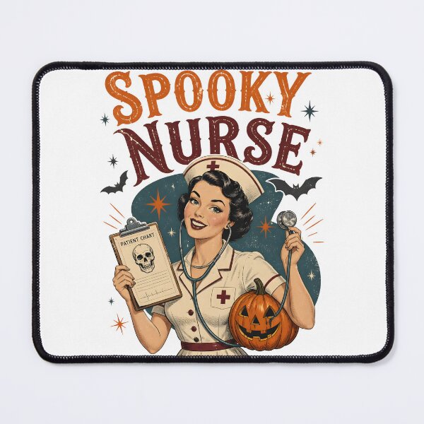 Item preview, Spooky Nurse Clipboard Medical Charts Halloween designed and sold by RoyesButler.