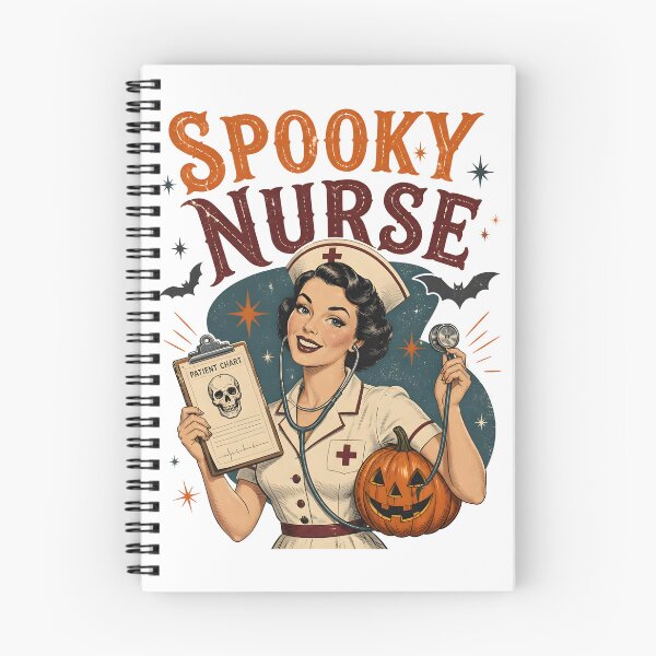 Item preview, Spooky Nurse Clipboard Medical Charts Halloween designed and sold by RoyesButler.