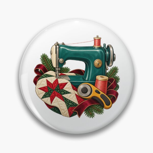 Item preview, Christmas Quilter Sewing Machine and Quilt Star designed and sold by Be-Smart-Art.