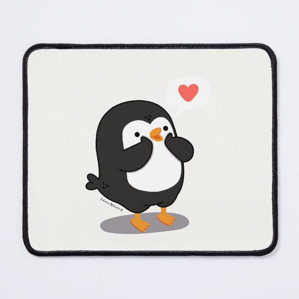 Item preview, Penguin making a sincere compliment from the heart designed and sold by julianamotzko.