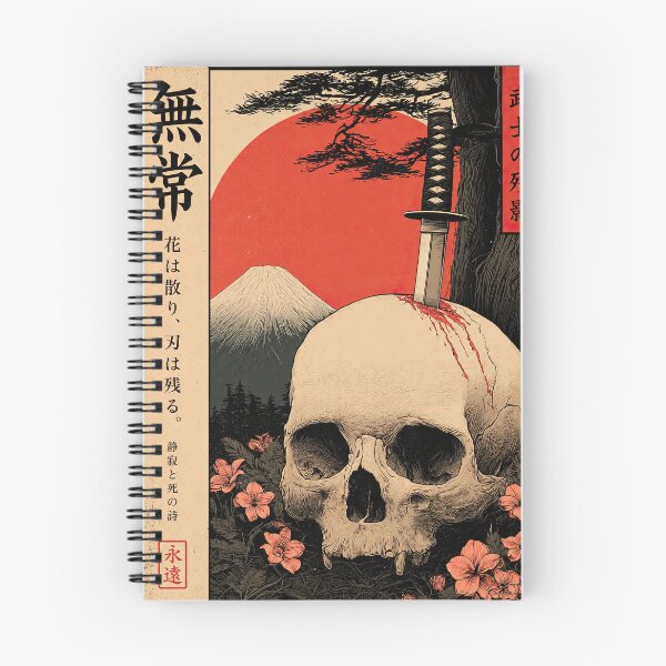 Item preview, Samurai Skull Japanese Art designed and sold by obstinator.
