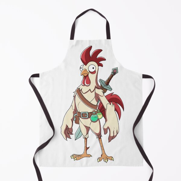 Item preview, Funny Chicken Warrior RPG Sword Farm Cartoon Art  designed and sold by Rupesh-Art26.