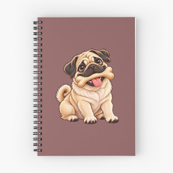 Item preview, Cute Pug with a Bone designed and sold by BerlyArts.