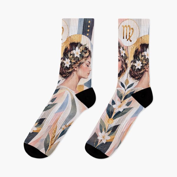Item preview, Virgo Zodiac Painting – Celestial Maiden Astrology Art designed and sold by GalleryKauffeld.