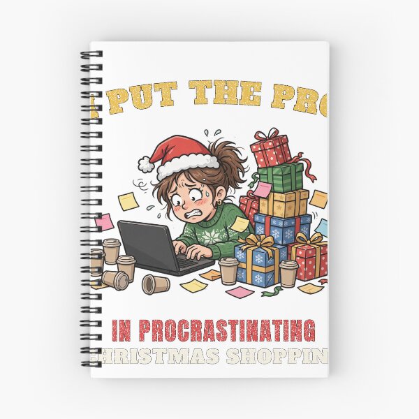 Item preview, I Put the Pro in Procrastinating Christmas Shopping — Funny Last Minute Gift designed and sold by FitEnvy.