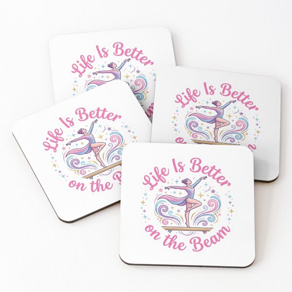 Item preview, Life is Better on the Beam Artistic Gymnastics designed and sold by FlipGymnastics.