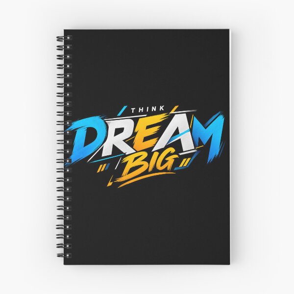 Item preview, Dream Big Dynamic Brush Typography Graphic designed and sold by NestTshirt.