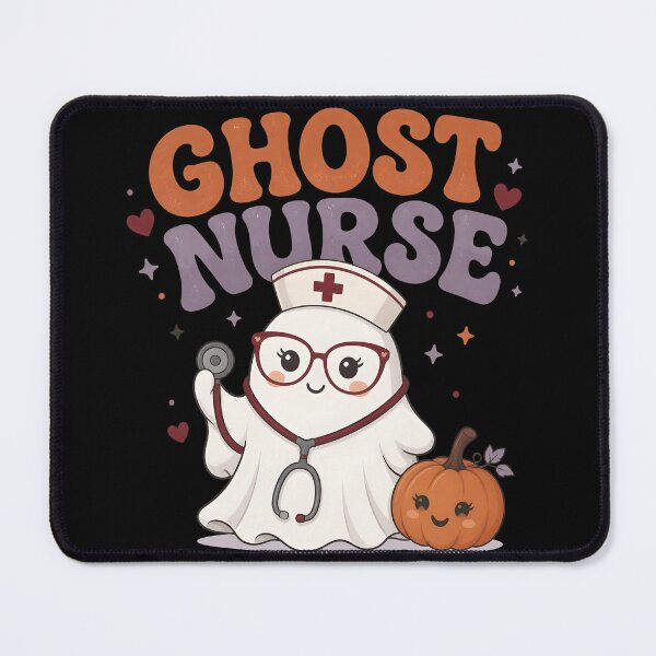 Item preview, Ghost Nurse Cute Spooky Healthcare Halloween designed and sold by RoyesButler.