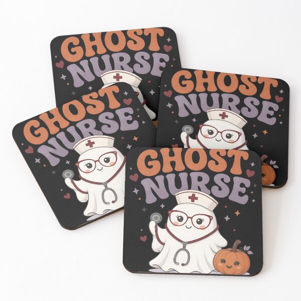 Item preview, Ghost Nurse Cute Spooky Healthcare Halloween designed and sold by RoyesButler.