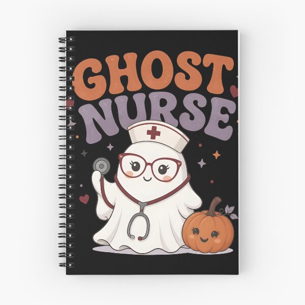 Item preview, Ghost Nurse Cute Spooky Healthcare Halloween designed and sold by RoyesButler.