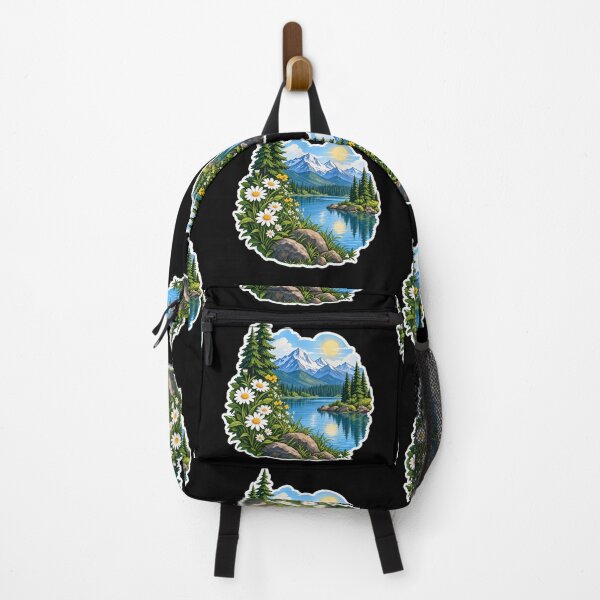Item preview, Mountain Lake Nature Wilderness Sticker designed and sold by Ishratparween11.