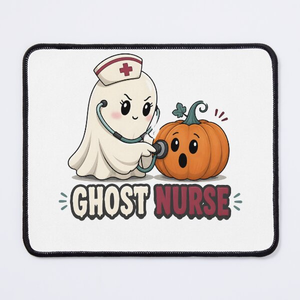 Item preview, Ghost Nurse Pumpkin Cute Spooky Halloween designed and sold by RoyesButler.