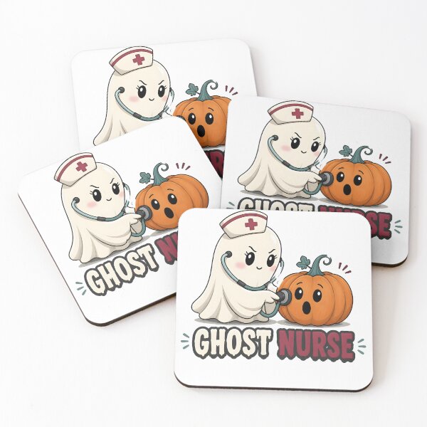 Item preview, Ghost Nurse Pumpkin Cute Spooky Halloween designed and sold by RoyesButler.