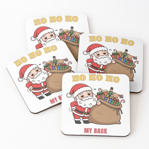 Item preview, Ho Ho Ho My Back Hurts — Funny Tired Santa Shirt designed and sold by FitEnvy.