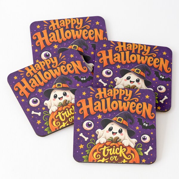 Item preview, Happy Halloween Ghost Trick or Treat Pumpkin designed and sold by Pure Craft.
