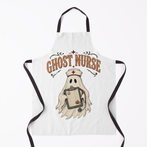 Item preview, Ghost Nurse Sheet Costume Spooky Healthcare designed and sold by RoyesButler.