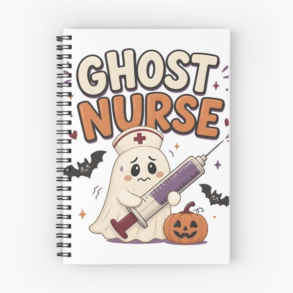Item preview, Ghost Nurse Syringe Spooky Medical Halloween designed and sold by RoyesButler.
