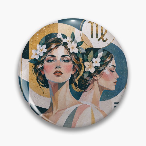 Item preview, Virgo Zodiac Painting – Celestial Maiden Astrology Art designed and sold by GalleryKauffeld.