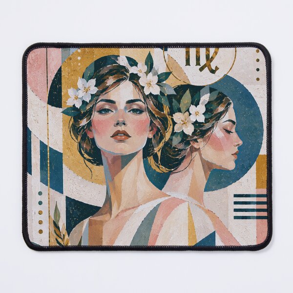 Item preview, Virgo Zodiac Painting – Celestial Maiden Astrology Art designed and sold by GalleryKauffeld.
