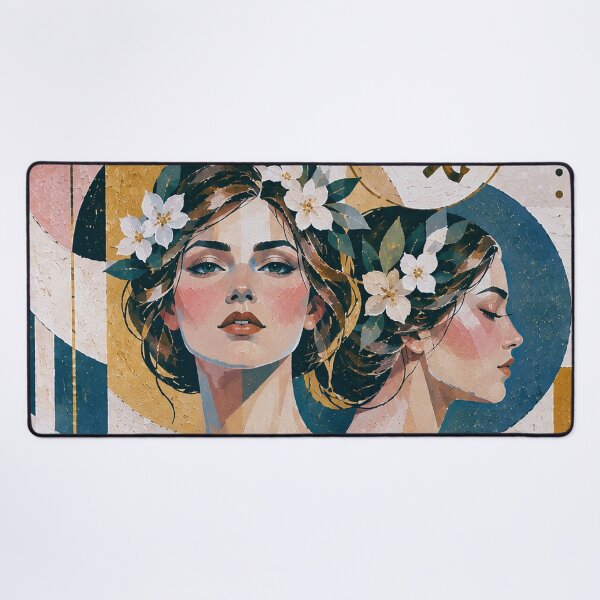 Item preview, Virgo Zodiac Painting – Celestial Maiden Astrology Art designed and sold by GalleryKauffeld.