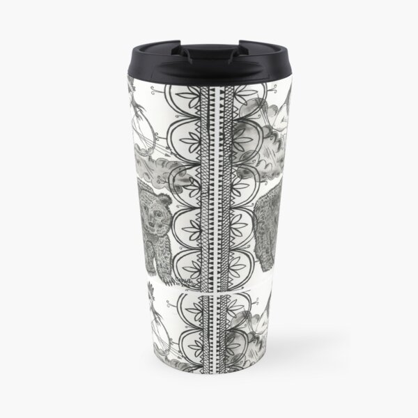 Thunder beings connect to the Bear Clan Travel Mug