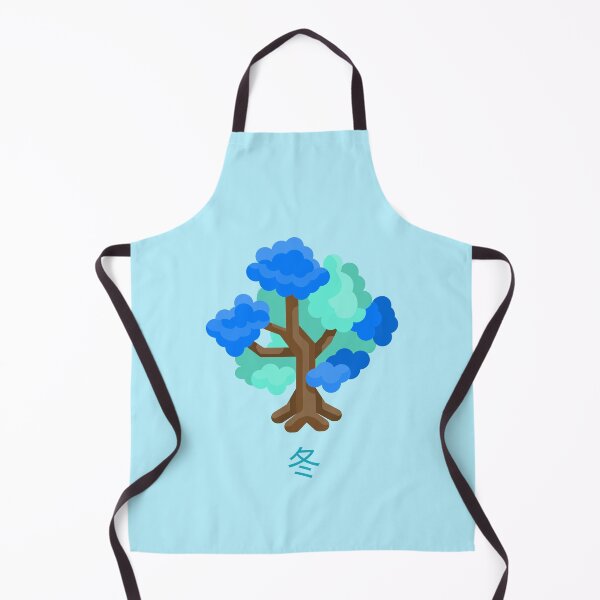 Item preview, Blue Winter Tree Japanese Minimalist Nature designed and sold by DJCartoonDesigns.