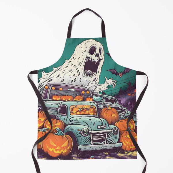 Item preview, Spooky Ghost Pumpkin Truck designed and sold by Structure-Blue.