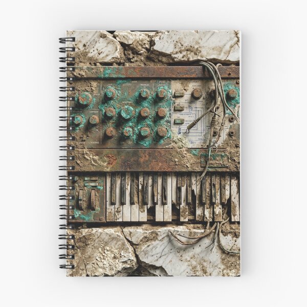 Item preview, Excavated Analog Synth - Rusted Stone Relic designed and sold by codex antique.