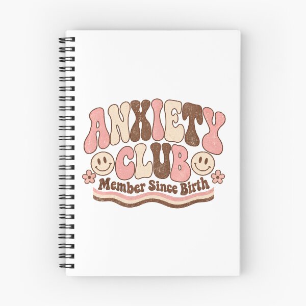 Item preview, Anxiety Club Member Since Birth - Groovy Retro Funny Mental Health designed and sold by StyxIND.