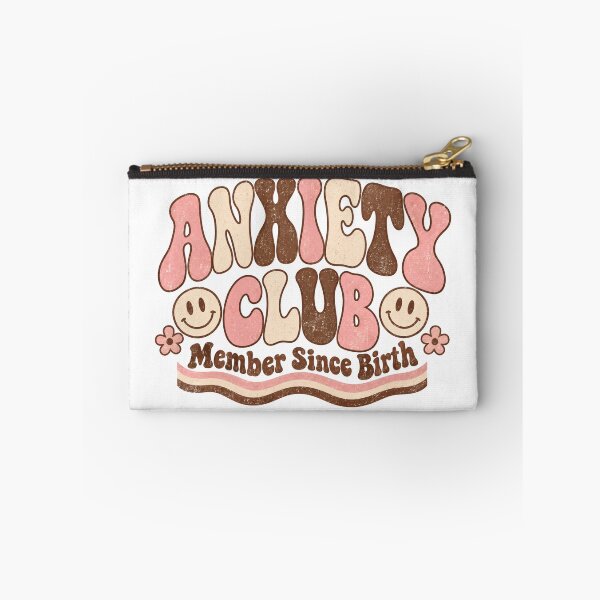 Item preview, Anxiety Club Member Since Birth - Groovy Retro Funny Mental Health designed and sold by StyxIND.