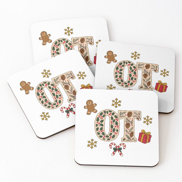 Item preview, Monograma navideño OT, patchwork de piñas de acebo y acebo designed and sold by sdcreations210.