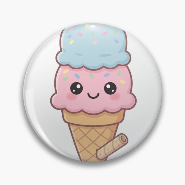 Item preview, Cute Ice Cream Cone Kawaii Summer designed and sold by The Oddball Supply Co..