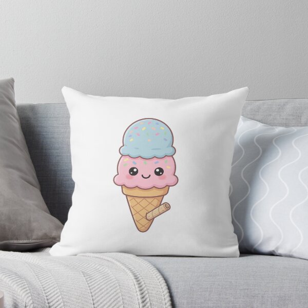 Artikelvorschau, Cute Ice Cream Cone Kawaii Summer entworfen und verkauft von The Oddball Supply Co..