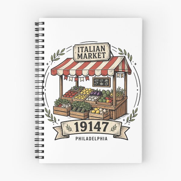 Item preview, Italian Market Philadelphia 19147 Stall Shirt | 9th Street Philly Food Gift, Market Lover Tee designed and sold by TheThreadLab.