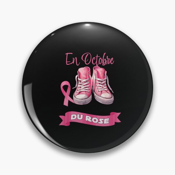 Aperçu de l'œuvre Ruban De Combat Contre Le Cancer du Sein Octobre Basket Rose créée et vendue par Designart68.
