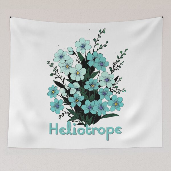 Item preview, Heliotrope Floral Bouquet designed and sold by ForeverPrintsOK.