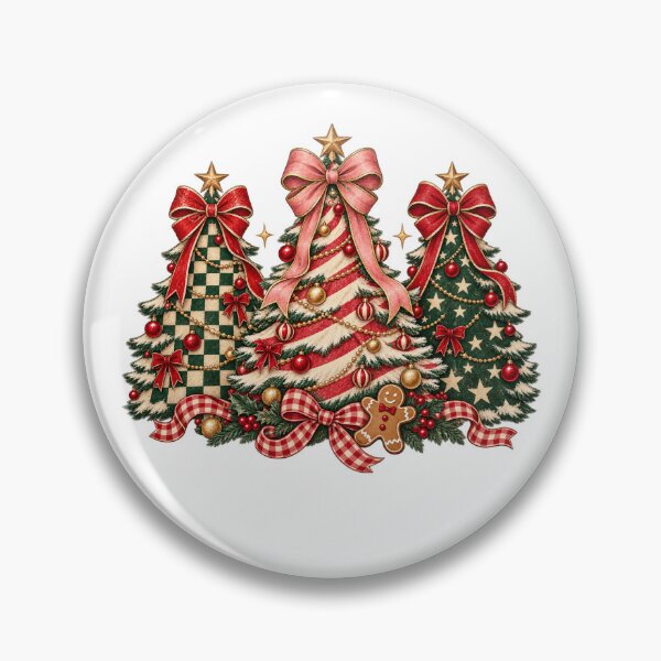Artikelvorschau, Kokette Weihnachtsbaumschleife, festliches Geschenk im Vintage-Stil entworfen und verkauft von Corvoria.